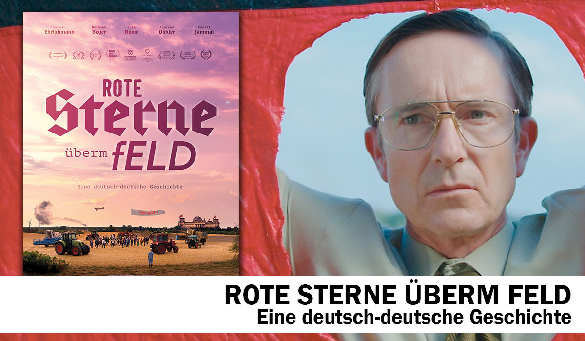 Rote Sterne überm Feld